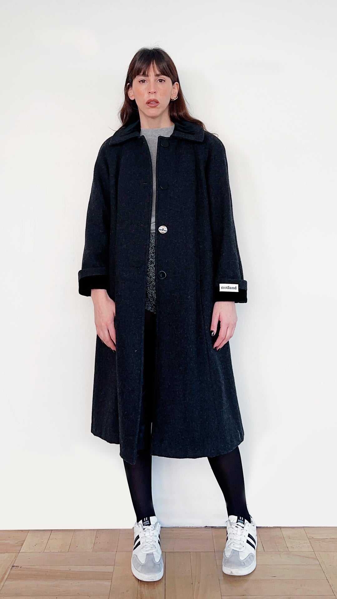 LONG COAT GRIS