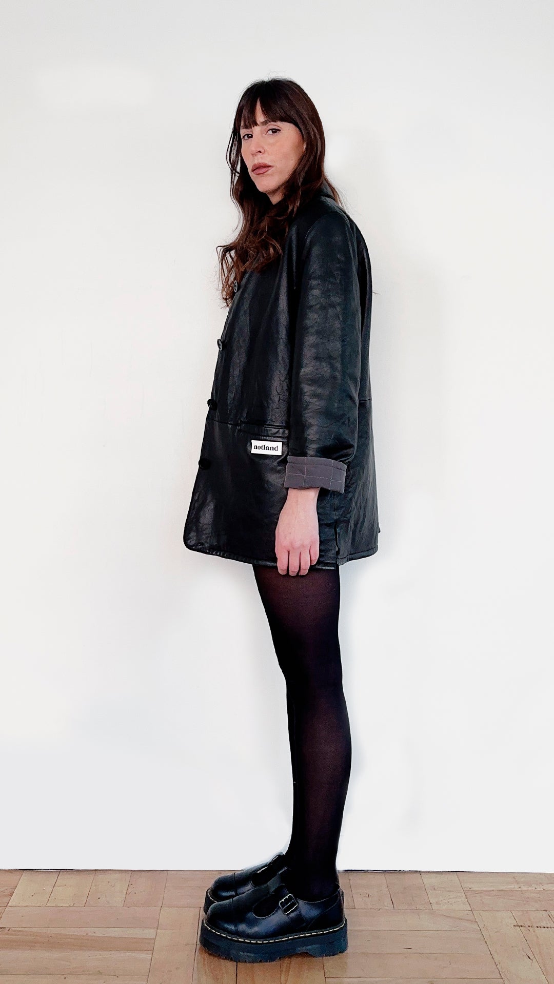 LEATHER JACKET NEGRO