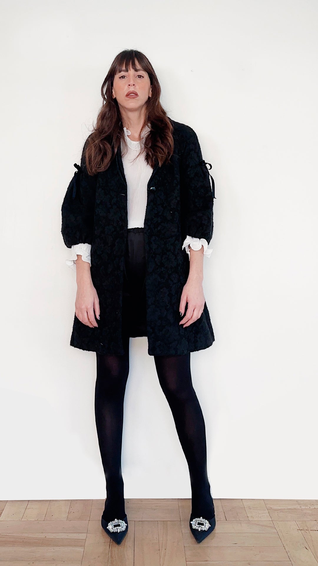 COAT COQUETTE NEGRO