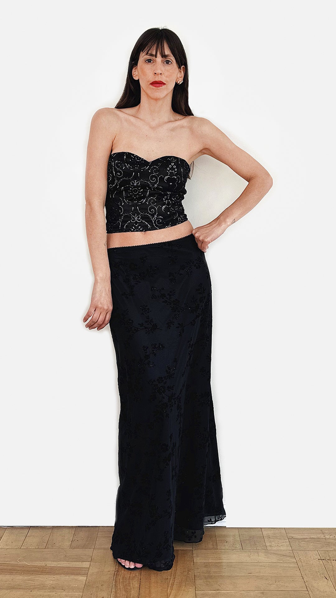 TWO PIECES MAXI FLORES