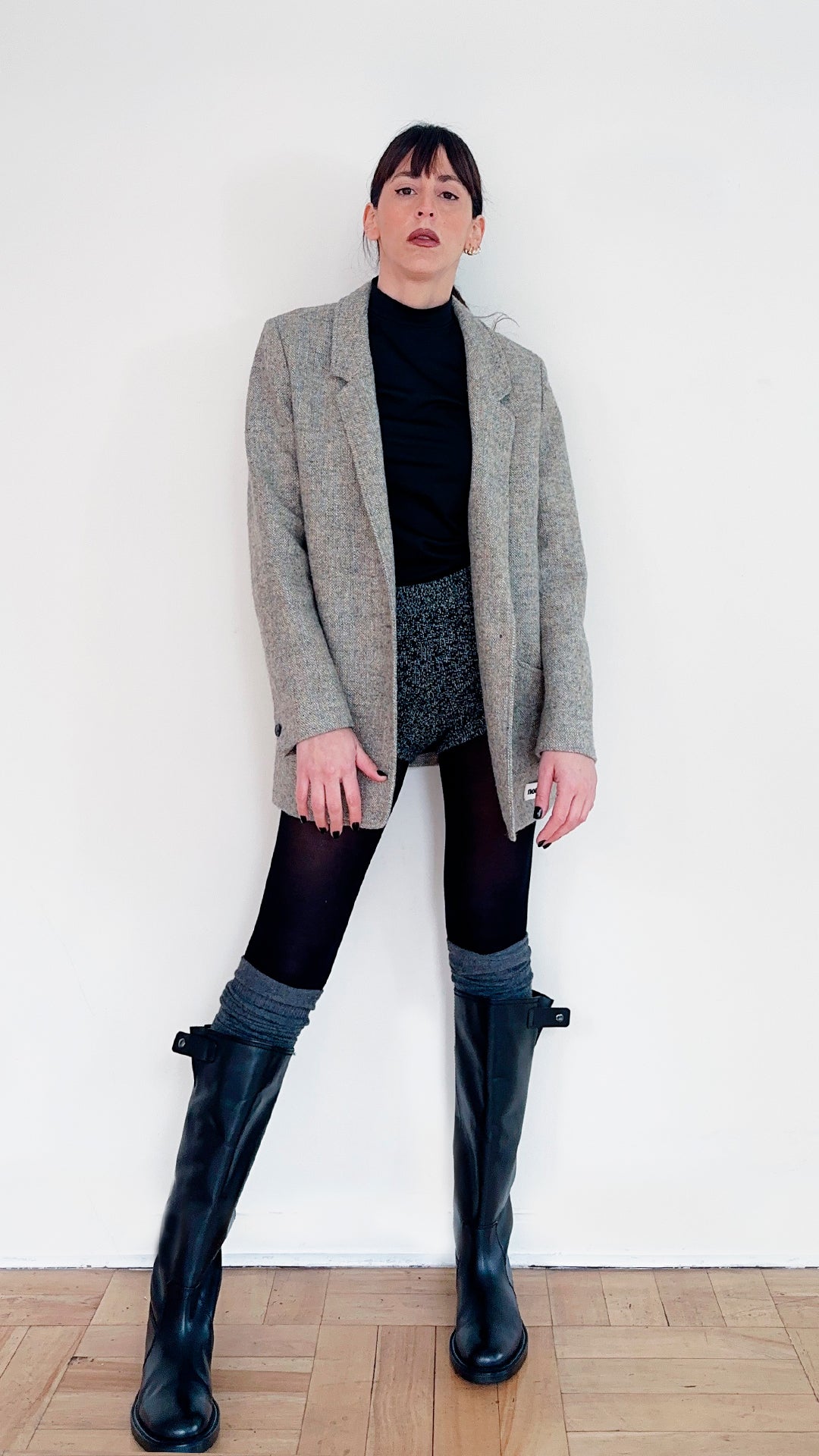 WOOL JACKET GRIS