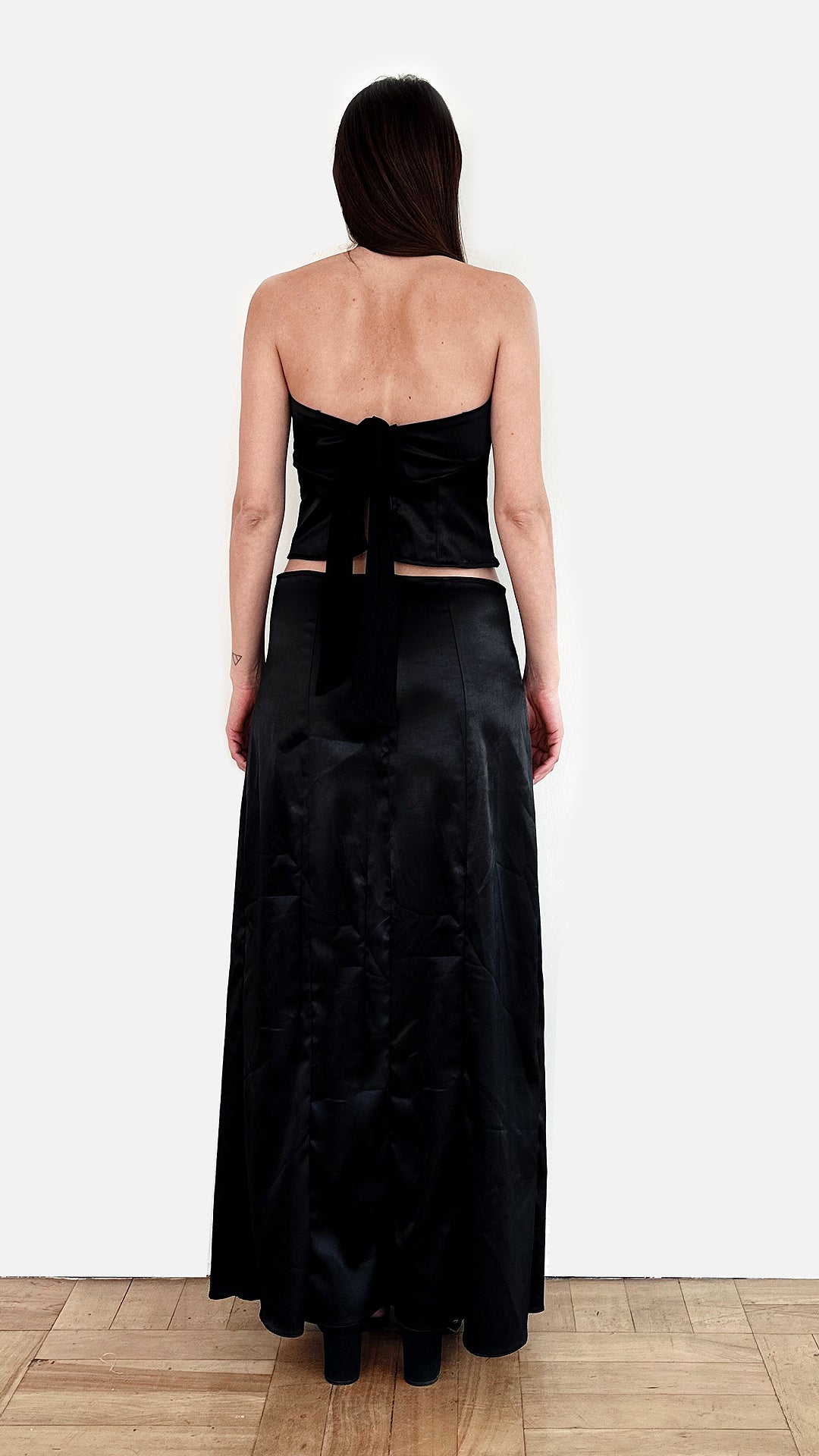 TWO PIECES MAXI DRESS NEGRO